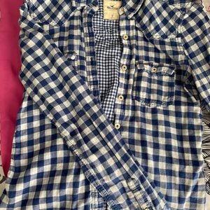 Hollister plaid shirt